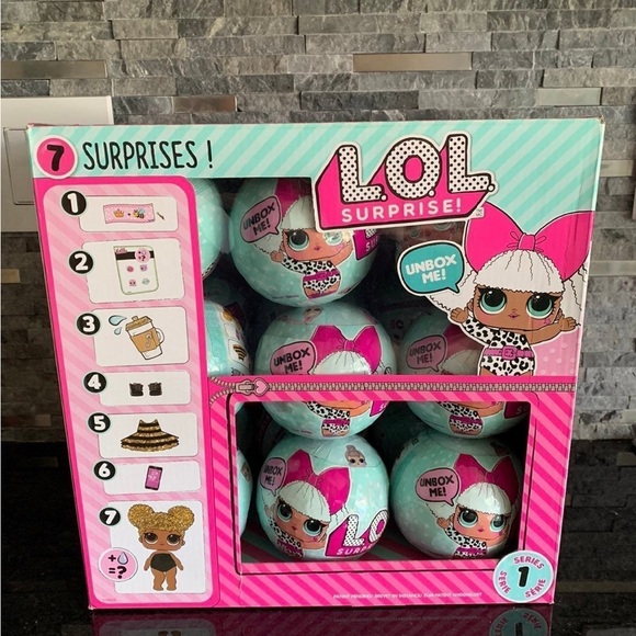 LOL Surprise Dolls, Series 1, Wave 1, Complete Box (18 balls)
